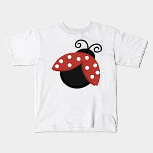 Red Ladybug Kids T-Shirt
